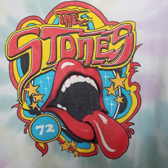 The Rolling Stones Tie Dye Tshirt Size Large Graphic - Picture 3 of 7